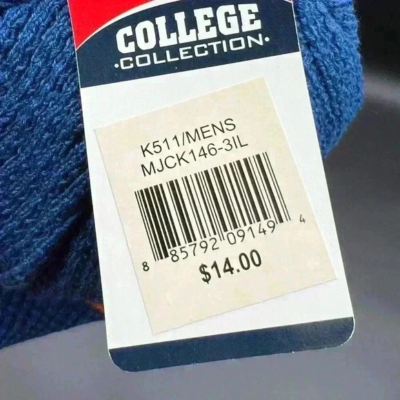 Univ of Illinois Blue and Orange beanie hat. NWT - Picture 8 of 8